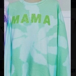Tie-dye Mama sweatshirt